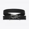 伊夫圣罗兰/Yves Saint laurent 中性 OPYUM漆皮革和金属双绕手链 536073BOO0R1000