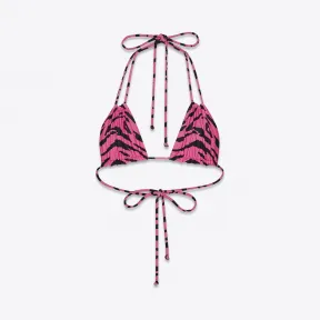 伊夫圣罗兰/Yves Saint laurent 80年代风格斑马印花三角泳衣 553630Y317V5620