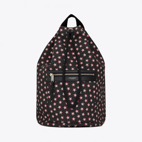 Saint laurent city sailor canvas 2025 backpack