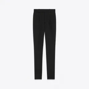 伊夫圣罗兰/Yves Saint laurent 羊毛斜纹布高腰裤 588966Y173Q1000