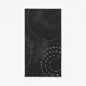 伊夫圣罗兰/Yves Saint laurent 男士 长款星空印花羊毛披巾 6050664Y2001078