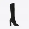 伊夫圣罗兰/Yves Saint laurent LAURA麂皮靴 6062930LI001000