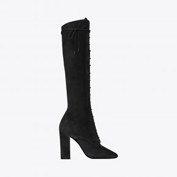 伊夫圣罗兰/Yves Saint laurent LAURA麂皮靴 6062930LI001000