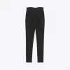 伊夫圣罗兰/Yves Saint laurent Saint Laurent羊毛华达呢高腰裤 配以cummerbund细节 608634Y404W1000