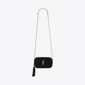 伊夫圣罗兰/Yves Saint laurent lou绒面材质matelassé皮革迷你手袋 6125790DJI11000