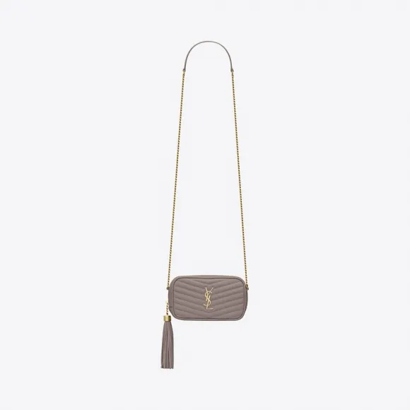 伊夫圣罗兰/Yves Saint laurent lou matelassé粒面压印皮革迷你手袋 6125791GF011202
