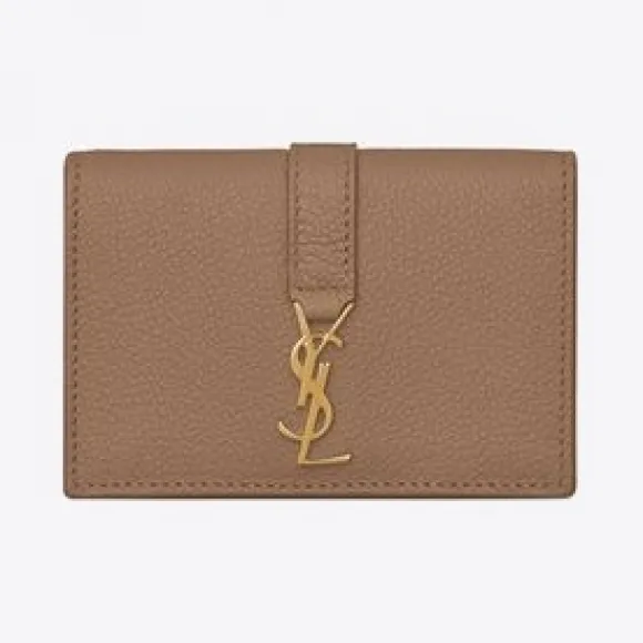 伊夫圣罗兰/Yves Saint laurent 线条名片盒（粒面皮革） 613536B680J2346