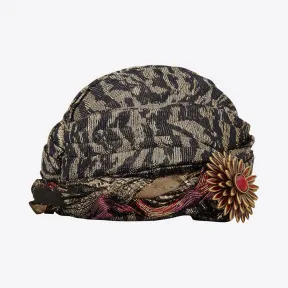 伊夫圣罗兰/Yves Saint laurent 女士 斑马纹绑头巾在lamesilk 6228983YF131088