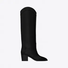伊夫圣罗兰/Yves Saint laurent KATE光滑皮革靴子