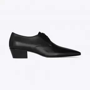伊夫圣罗兰/Yves Saint laurent BILLY光滑皮革德比鞋