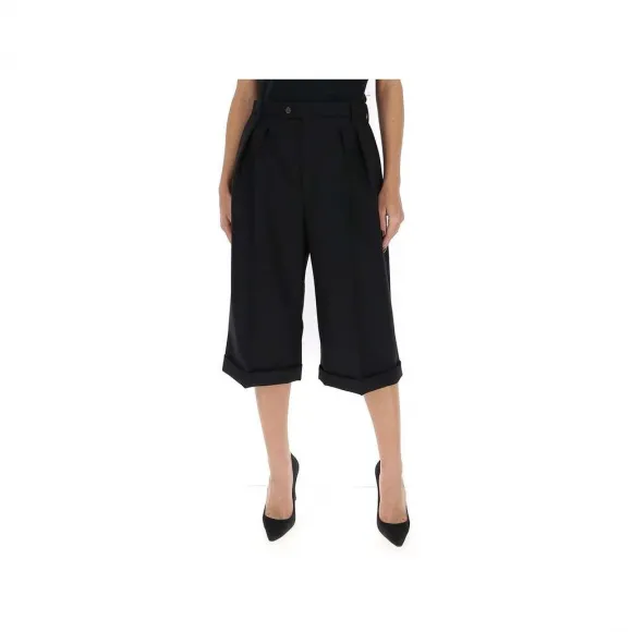 伊夫圣罗兰/Yves Saint laurent 黑色 高腰裙裤 637572Y221W1000