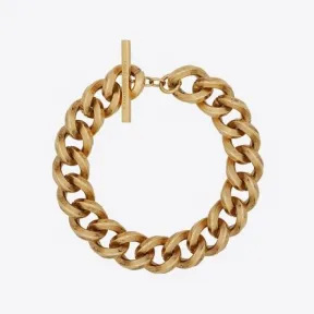 伊夫圣罗兰/Yves Saint laurent 复古三角形金属锁链手链 683389Y15008204
