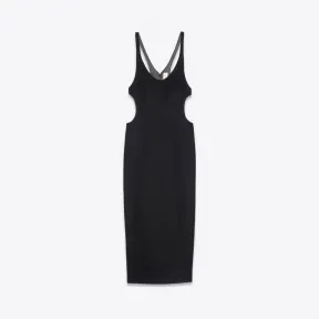 伊夫圣罗兰/Yves Saint laurent 长款绒面筒裙 686338Y525R1000