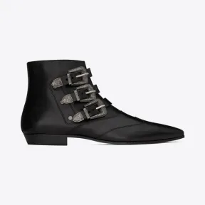 伊夫圣罗兰/Yves Saint laurent stan光滑皮靴 68724428N001000