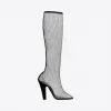 伊夫圣罗兰/Yves Saint laurent 68水钻网眼靴 688825AAAH41073