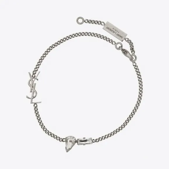 伊夫圣罗兰/Yves Saint laurent Opyum 黄铜和莱茵石吊坠手链 692489Y15268368