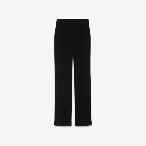 伊夫圣罗兰/Yves Saint laurent 绒面西装裤 704015Y525R1000