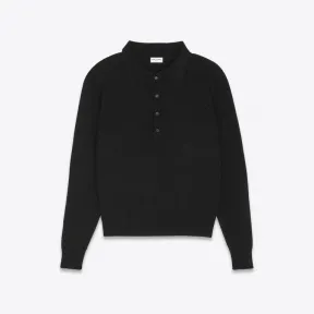 伊夫圣罗兰/Yves Saint laurent 山羊绒长袖polo衫 705346YALL21000