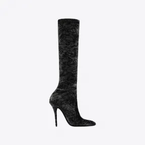 伊夫圣罗兰/Yves Saint laurent talia绒面靴 711197AAAPV1000