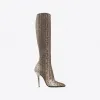 伊夫圣罗兰/Yves Saint laurent talia蛇皮靴 711200LAAAM1130