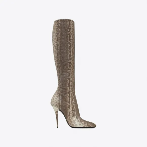 伊夫圣罗兰/Yves Saint laurent talia蛇皮靴 711200LAAAM1130
