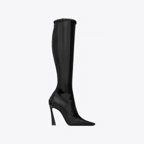 伊夫圣罗兰/Yves Saint laurent justify亮面皮革靴 717560AAAPI1000