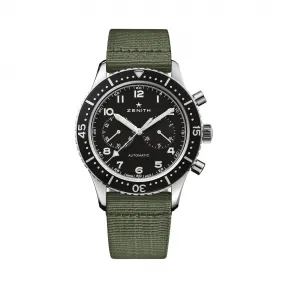 真力时/Zenith Pilot Chronograph 不锈钢 自动机械机芯 男表 03.2240.4069-21.C803