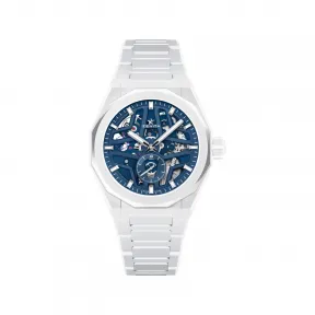 真力时/Zenith DEFY Skyline Skeleton镂空天际系列白色陶瓷腕表  49.9301.3620-79.I001