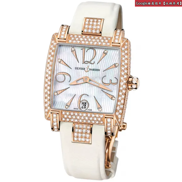 雅典/Ulysse Nardin 鎏金珐琅（classical） 18k玫瑰金 镶钻 自动机械 女表 136-91FC-FULL