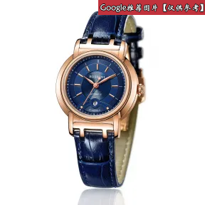 罗西尼/Rossini 雅尊商务系列 32毫米 玫瑰金色不锈钢  女表 9566G05B