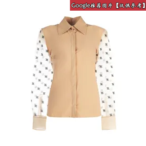 芬迪/Fendi 女士 米色针织恤衫 FS7191A9D1F18DT