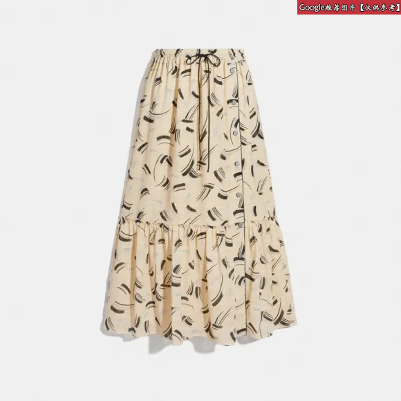 蔻驰/Coach  女士 BRUSHSTROKE格纹半身裙 6938-R75