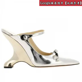 普拉达/Prada 银色  穆勒鞋 1I484L 3AU1 F0118