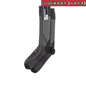 普拉达/Prada 海军蓝/白色  袜子 UCL374 1QRT F057L