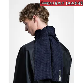 普拉达/Prada 蓝色  围巾 UMS295 MPI F0008