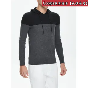 迈克高仕/Michael Kors 拼色长袖连帽套头衫 CR86KME5CV055