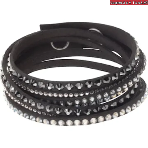 施华洛世奇/Swarovski Slake Deluxe 手链, 黑色 5524012