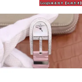 江诗丹顿/Vacheron Constantin Heures CréAtives创意时光系列 18K白金镶钻 手动机械机芯 女