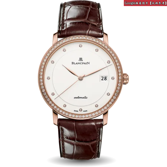 宝珀/Blancpain 经典系列 镶钻 女表 6127-2987-55B