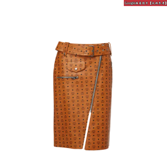 MCM  皮裙 MFK8SMM64CO00M