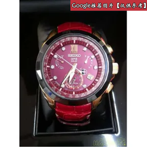 精工/Seiko Astron系列 超抗磨碳素膜处理钛金属电镀玫瑰金,陶瓷表圈 太阳电能 女表 SBXB080J