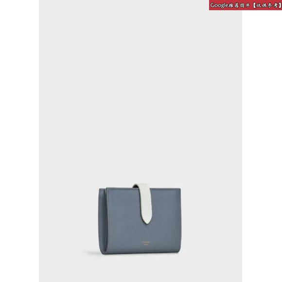思琳/Celine 女士 Strap中号双色粒面小牛皮钱包 10B643BRU.08MW