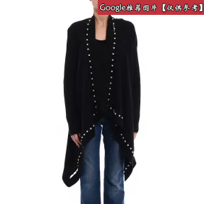 纪梵希/Givenchy 珍珠垂坠长款开襟衫 BW900X4Z0V-001