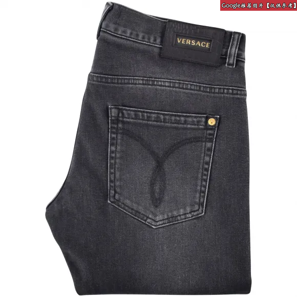 范思哲/Versace Jacquard Barocc牛仔裤 A80299-A226616_A40K