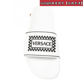 范思哲/Versace 90年代复古风Logo凉拖 DSR822C-DGOSV_D01NT