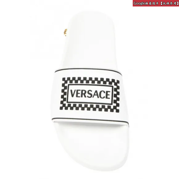 范思哲/Versace 90年代复古风Logo凉拖 DSR822C-DGOSV_D01NT