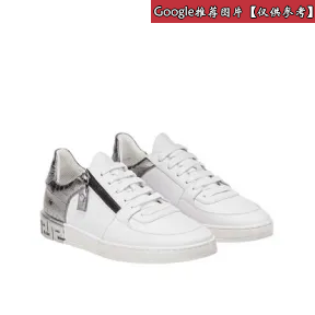 范思哲/Versace Eros希腊回纹层压皮革运动鞋 DSU6272-D1VGSG_K014E