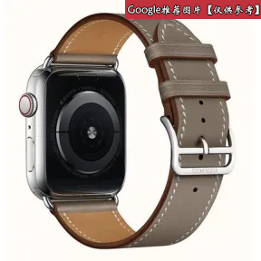 爱马仕/Hermes 灰色 Apple Watch Hermès 44毫米单圈表带 H077059CJ18