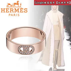 爱马仕/Hermes  H d'Ancre戒指，小号 H115601B_00051