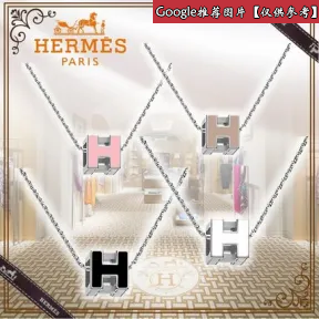 爱马仕/Hermes 黑色 Cage d'H项链 H143991FP03